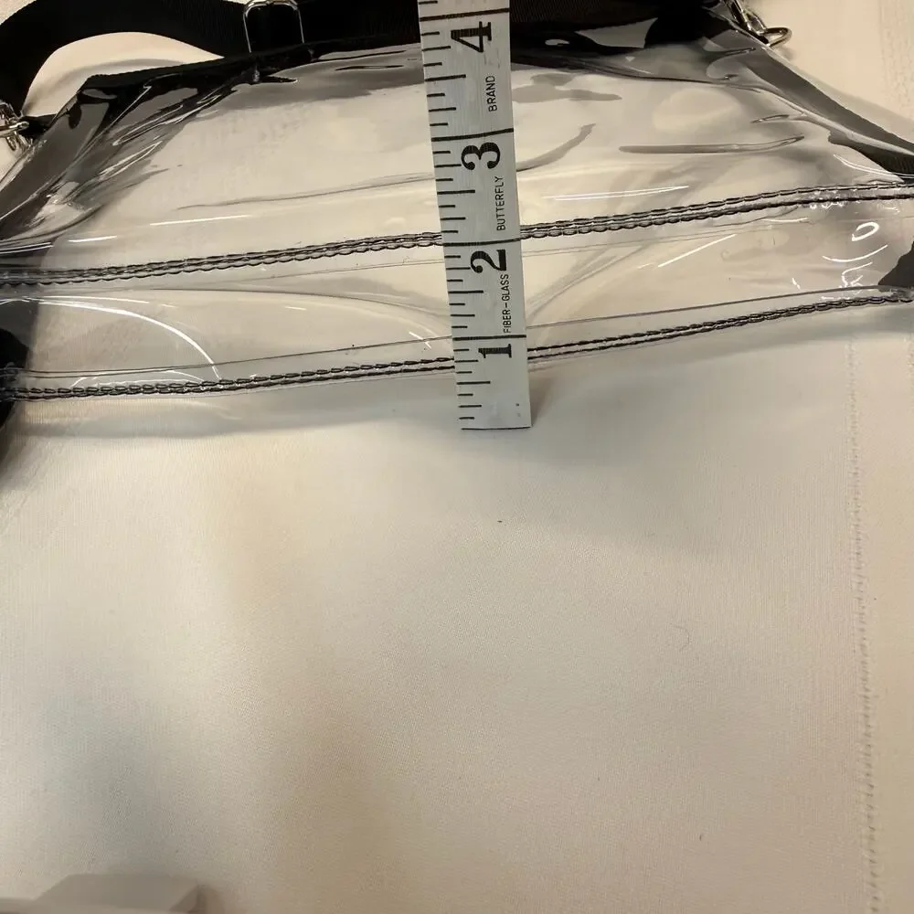 Clear Stadium Approved Crossbody Bag Transparent Concert Festival Purse NEW
